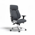 Fotel biurowy z ergonomicznym wsparciem szary 120 x 60 x 50cm